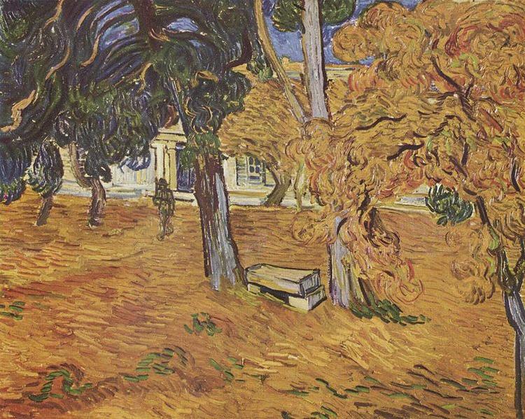 Vincent Van Gogh Der Park des Spitals St-Paul in Saint-Remy Sweden oil painting art